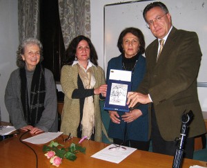 Imelde Rosa Pellegrini, Mariangela e Aparecida Zulian, Alessio Alessandrini, presidente dell'UTE del Portogruarese